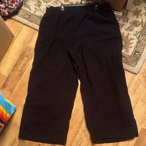 Old Navy Black Wide-Leg Pull-On Pants XXL-NWT